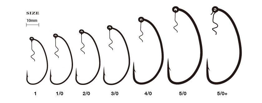 ウェイテッドピアス TCブラック 5/0+ 3本入