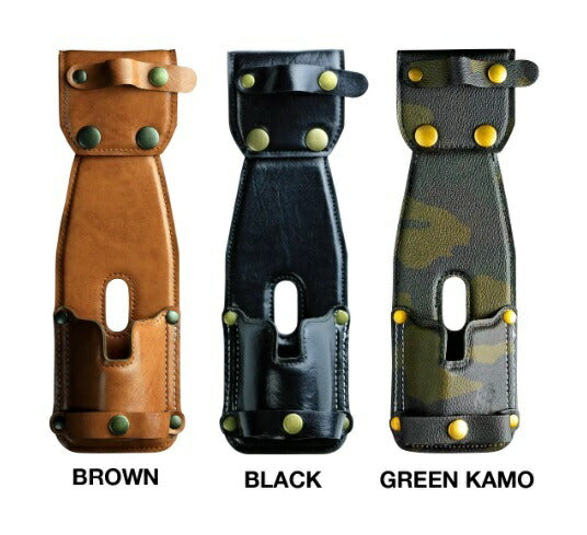 レザーロッドホルダー2 グリーンカモ