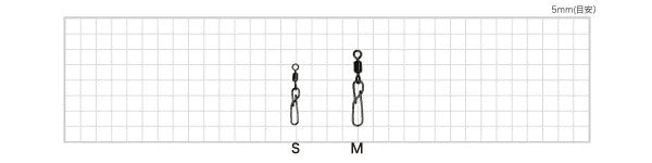 特選 スルーガイドスイベル Sサイズ 3個入