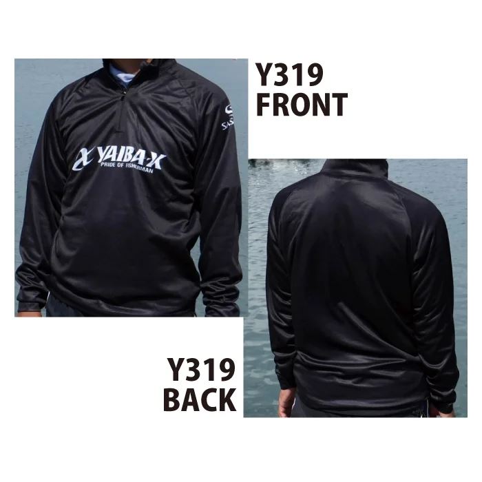 ヤイバジップアップシャツ ブラックB L