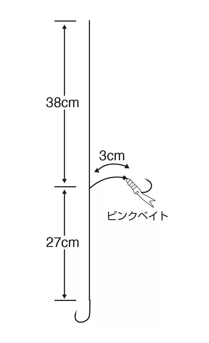 お!サヨリOKおまけ鈎 5-1 2本鈎×3セット