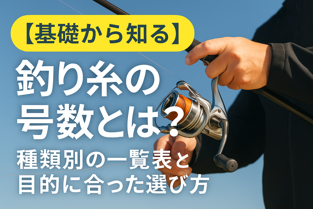 【基礎から知る】釣り糸の号数とは？種類別の一覧表と目的に合った選び方