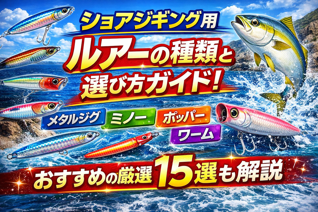 ショアジギング用ルアーの種類と選び方ガイド！おすすめの商品15選も解説