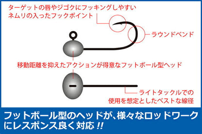 BM.コンタクト NSブラック 1.5g-#2 丸海津鈎ベース 本体4個入り
