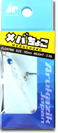 メバちょこ 14/クリアキャンディ 55mm フローティング 2.8g