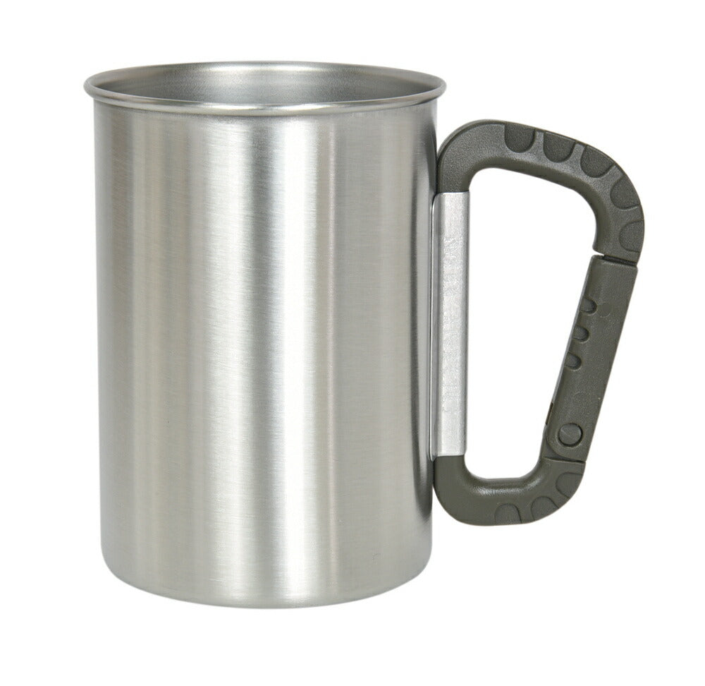 【アウトレット】ステンレス ミリタリー マグカップ コップ 450 カーキ