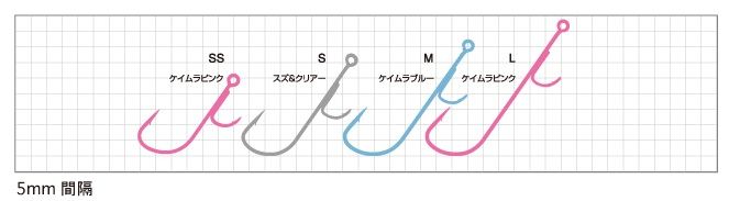 ワインドシングル スズクリアー M   4ケ入