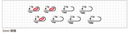 レンジクロスヘッドGIGA 2.5g   4ケ入