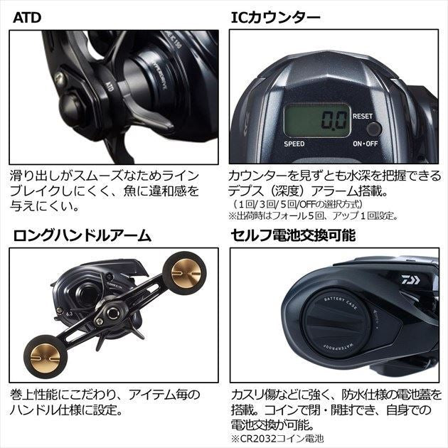 ライトゲーム IC 200L 左巻き 両軸リール