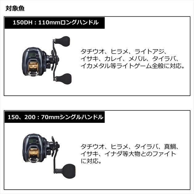 ライトゲーム IC 150L-DH 左巻き 両軸リール