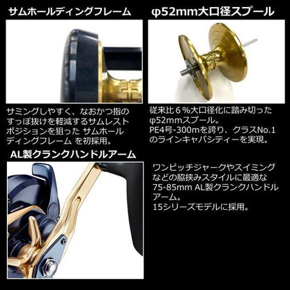 ソルティガ 15L-SJ 左巻き 両軸リール