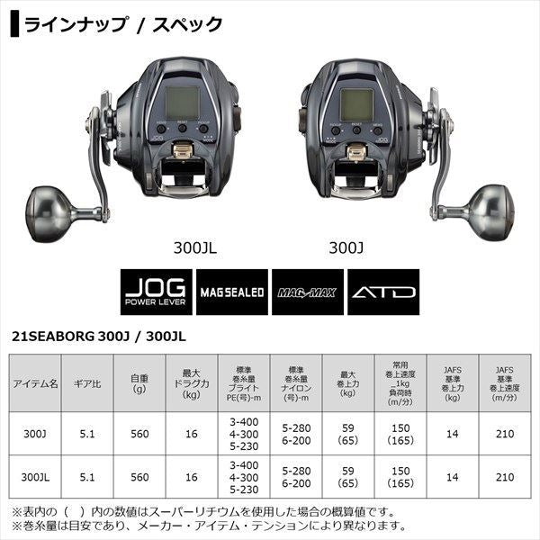 シーボーグ 300J 右巻き 電動リール