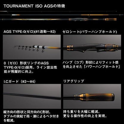 トーナメント磯AGS M-53T 5.3m ロッド(磯/防波堤)