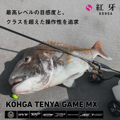 紅牙テンヤゲームMX M-240MT･J スピニングモデル 2.40m ロッド(船)