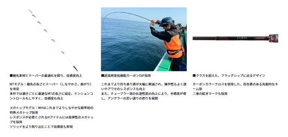 紅牙テンヤゲームMX H-215･J 2.15m ロッド(船)