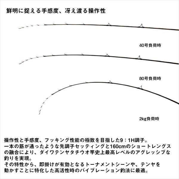 瞬鋭テンヤタチウオEX 91H-160 1.60m ロッド(船)