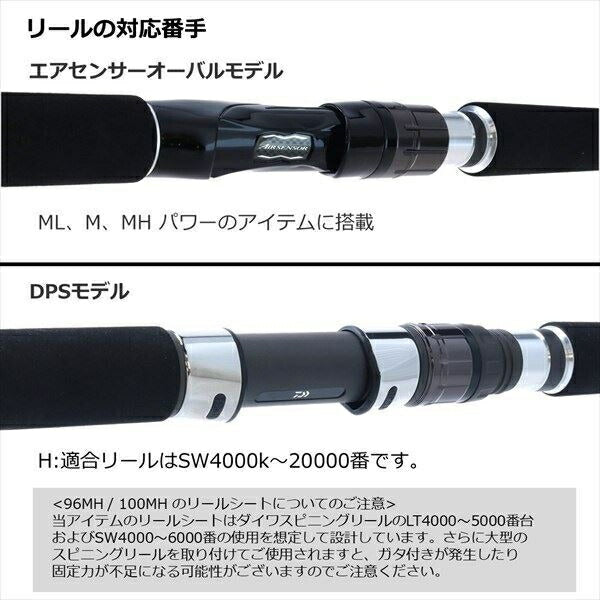 ドラッガーX 96ML 2.9ｍ ロッド