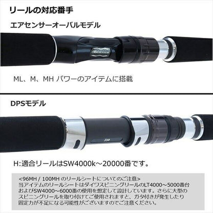 ドラッガーX 100MH 3.05ｍ ロッド
