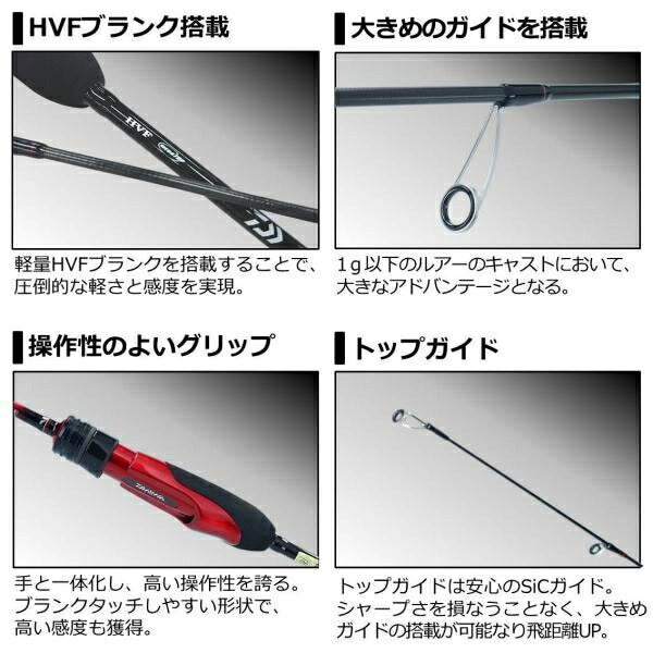 月下美人 AJING 510UL-S･R 1.78ｍ ロッド