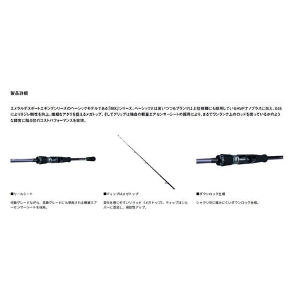 エメラルダスMX BOAT 70MLS-S･Q 2.13ｍ ロッド