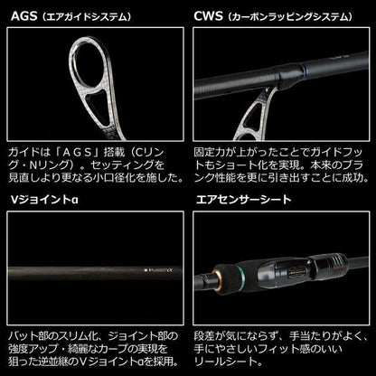 エメラルダス ストイストST(アウトガイドモデル) 88ML-SMT 2.63ｍ ロッド