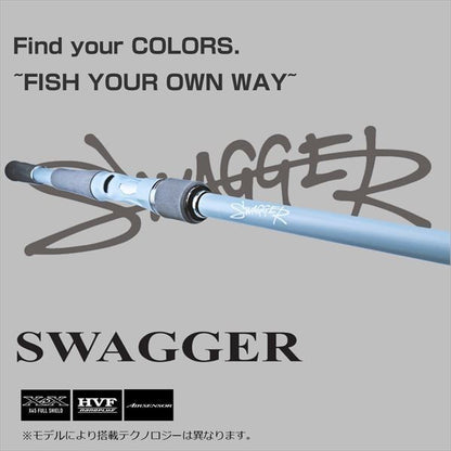 SWAGGER(スワッガー) C611XH-2･SB ベイトモデル 2.11m ロッド(バス)