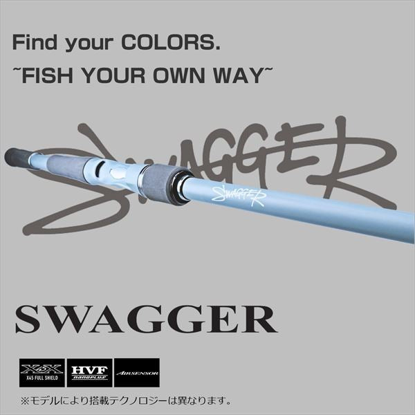 SWAGGER(スワッガー) S66L-5 スピニングモデル 1.98m ロッド(バス)