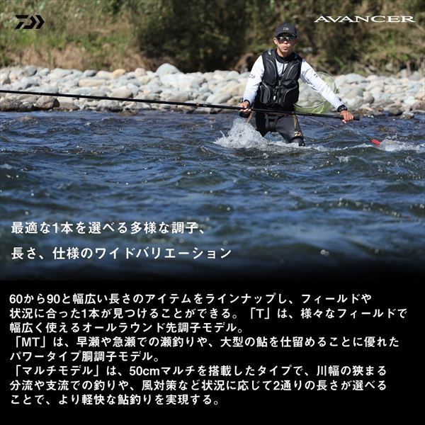 アバンサー T80M 8.0m ロッド(鮎)