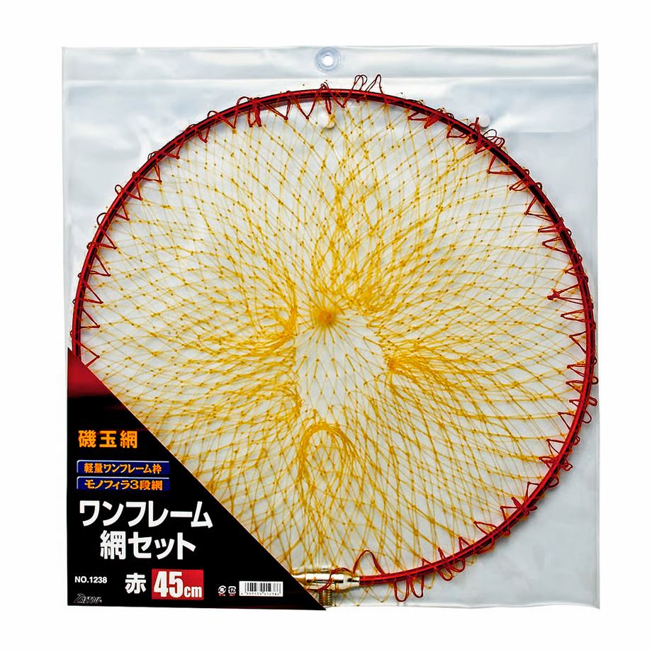 ワンフレーム網セット レッド 60cm