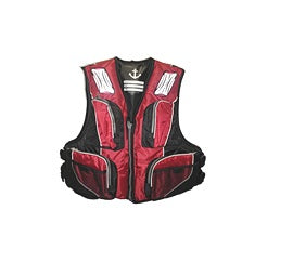 FV-6155 フローティングベスト 笛付 レッド フリーサイズ ユニセックス
