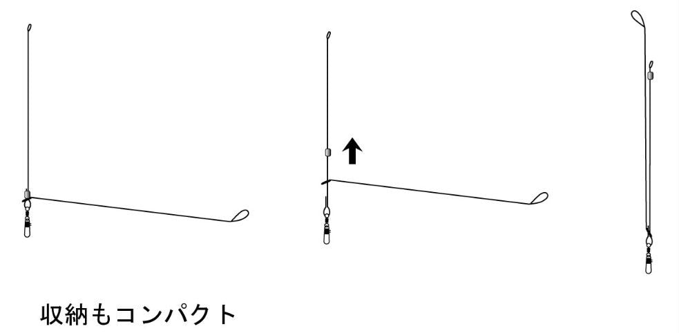ストレートキャッチ 2個入