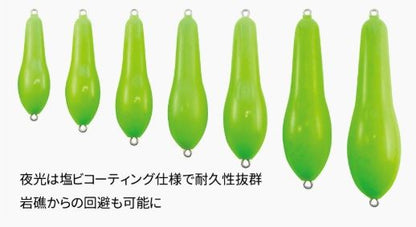 オモリグシンカー 30号 夜光 1個入