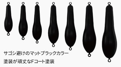 オモリグシンカー 25号 ブラック 1個入