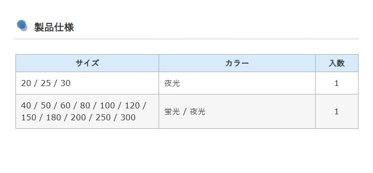 塩ビスカリー 60号 夜光 1個入