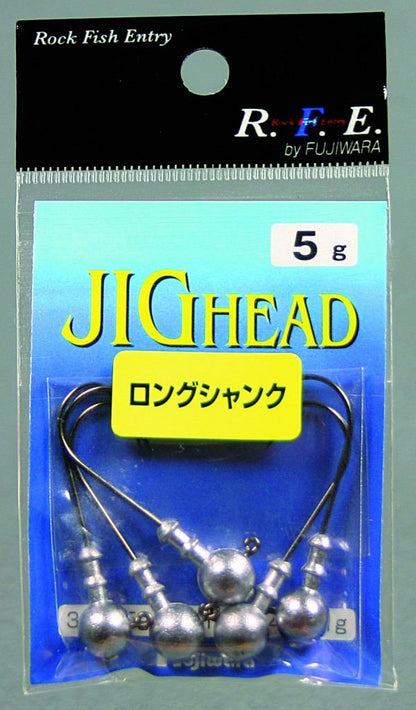 RFE ジグヘッド ロングシャンク 14g 無垢 4個入