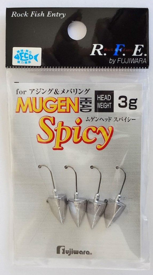 RFE ムゲンヘッド スパイシー 1g 無垢 4個入