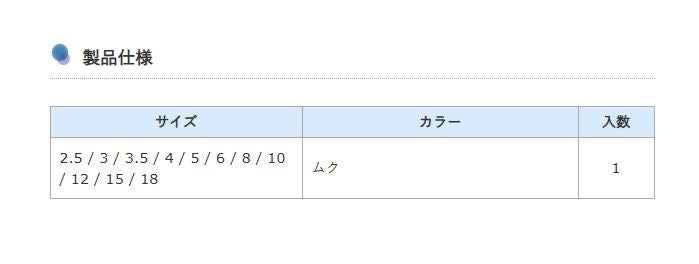 テンヤ王R(レギュラー) 18号 無垢 1個入