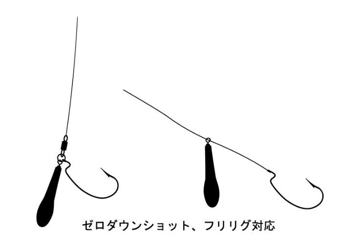 Real Ovation ゼロスタンダードシンカー 5g ブラック 4個入