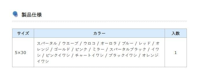 Any-F プリズムシート 5×30 ウロコ 1枚入