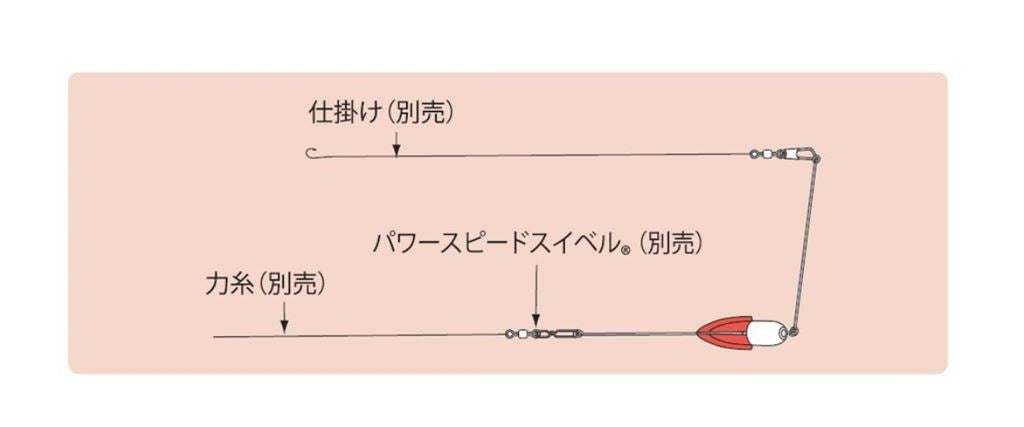 2JO ジェット天秤 18号 蛍光オレンジ 2個入