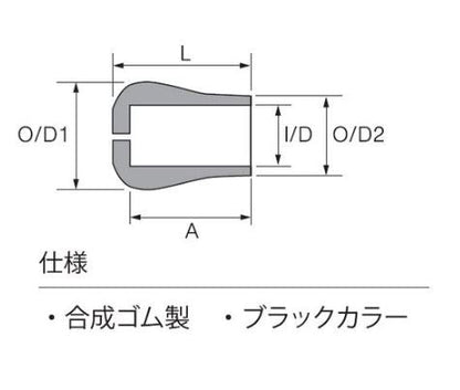 BRC ソフトバットキャップ 25.0R ブラック 1個