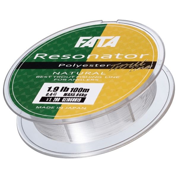 FATA レゾネーターポリエステル ナチュラル 0.5号 2.5lb 100m