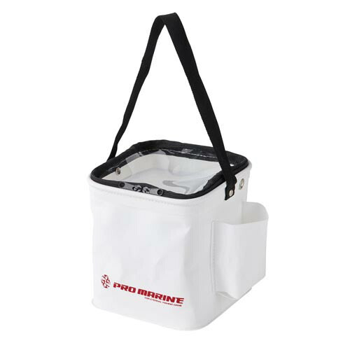 EVA角ブクバケツ 18cm ホワイト