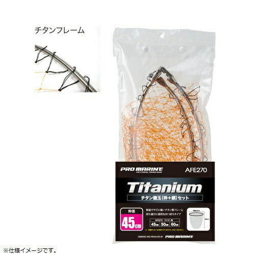 チタン磯玉網セット 50cm