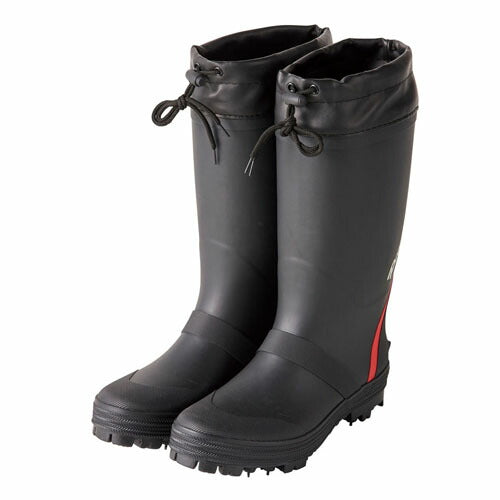 スパイクブーツ 履口フード付 3Lサイズ ブラック