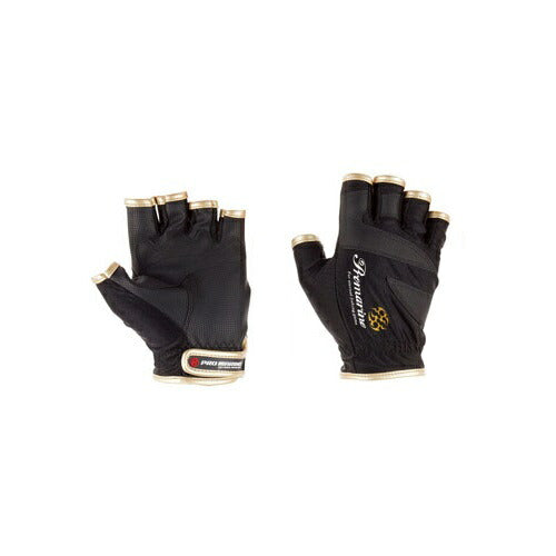 ストレッチグローブEX BKGD ブラックゴールド フリー 5本指出