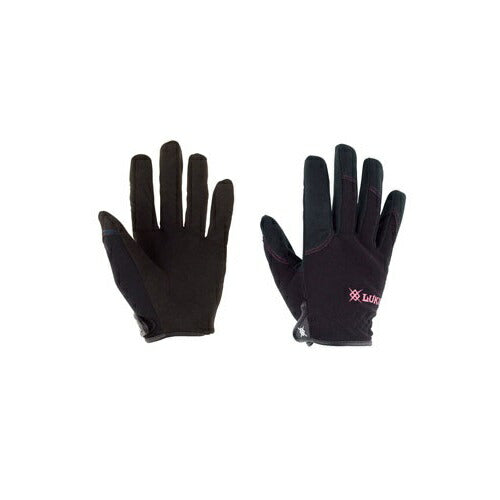 アジギンググローブ BKPK ブラックピンク フリー 5本指付