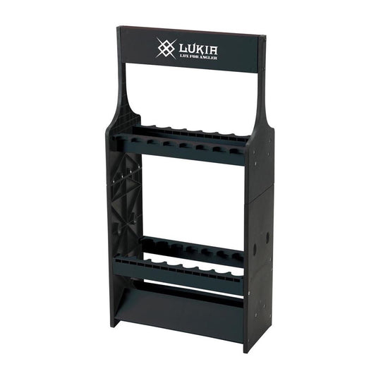 ライトロッドスタンド 8×2 ブラック 440×900mm