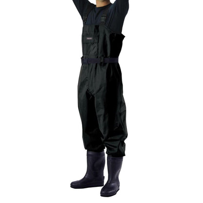 FWA023 チェストハイウェーダー(メッシュ付) LL ダークオリーブ