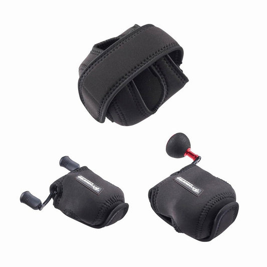 ANC018 両軸リールカバー L ブラック 100×100mm